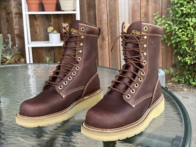 Carolina CA8049 Broad Toe Wedge 8” Leather Work Boots | eBay display picture 1