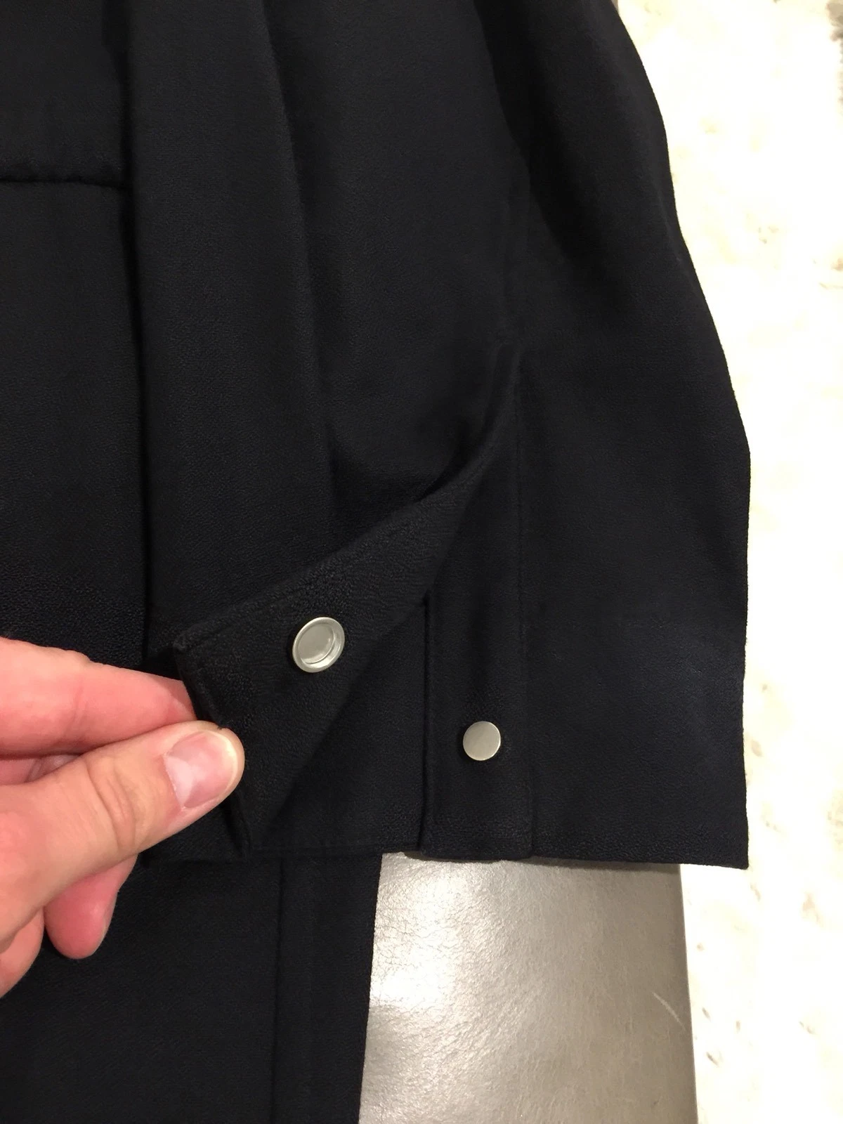 Parka con cappuccio oversize Balenciaga Paris nuovo con etichette cotone nero 50 grandi $1715