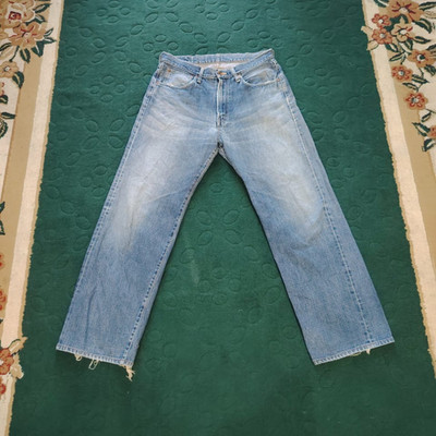Vintage EDWIN 505X Red Selvedge Denim Jeans W31 Used in Japan Distressed