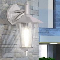 Edelstahl WandaußEnleuchte AußEnwandlampe Gartenlampe Hoflampe E27 IP44 Vidaxl