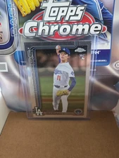 #217 Roki Sasaki RC Los Angeles Dodgers 2025 Topps Chrome Base