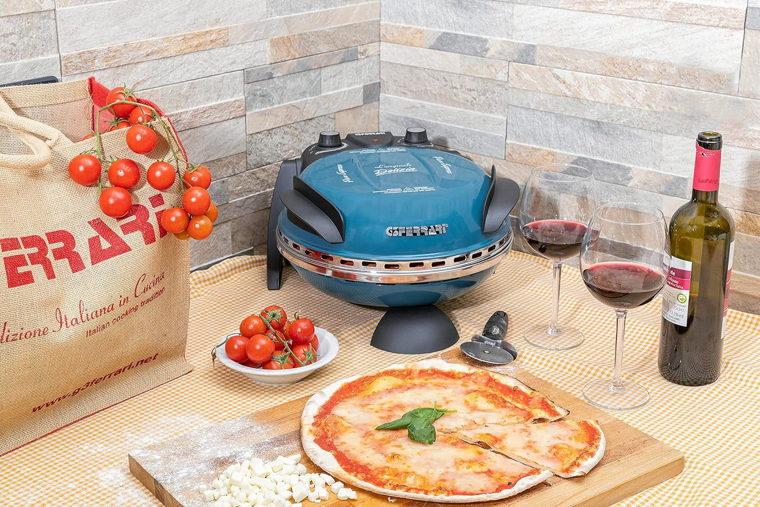 G3 Ferrari G10006 Delizia Prezzo Offerta - Forno Pizza 1200W 400°C - 2