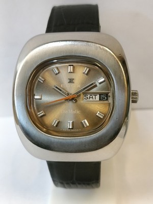 EDOX DIAMATIC AUTOMATIC DUAL TONE DIAL 200301 SWISS MEN'S WORKING CONDITION