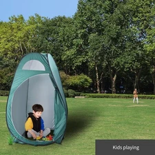 6FT Pop Up Privacy Tent for Shower Changing Bathroom Waterproof