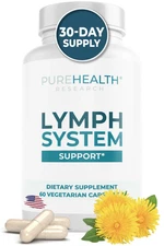 PureHealth Research Lymph System Support Supplemen-60Capsules