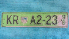 SLOVENIA CAR PLATE TAG AUTO VEHICLE KR A2-23 ...