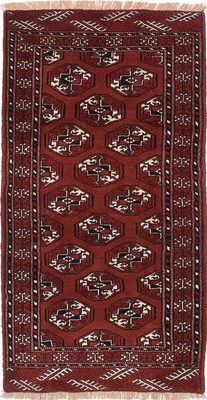 Traditional Vintage Hand-Knotted Carpet 2'11'' x 5'7'' Wool Area Rug