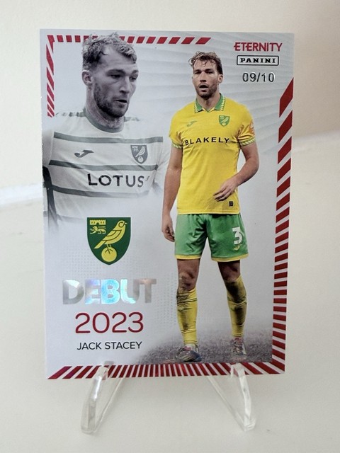 2026 Panini EFL Eternity Jack Stacey Debut /10 Norwich City FC