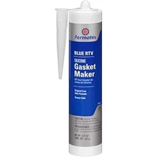 Sensor-Safe Blue RTV Silicone Gasket Maker, 12.9 oz.