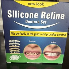 Silicone Reline Denture Set, Kit for Dentures 6 pieces