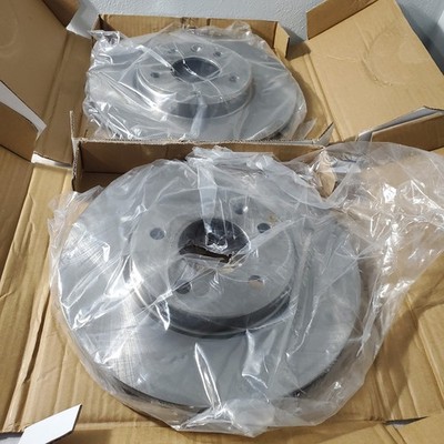 2 New Powerstop AR82150 Brake Discs Rotors Front Driver or Passenger Side FWD 