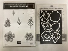 Stampin' Up Painted Seasons Cling Stamp Set Dies