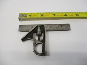 BROWN & SHARPE 4" Combination Square # 4 Graduation Hardened Tempered in VGC