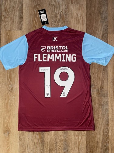 Signed Zian Flemming Burnley 2024/25 Shirt COA Photo Proof Championship