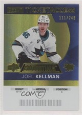 2021 Credentials 2020-21 Debut Ticket Access Yellow /249 Joel Kellman #60 0n3f