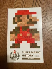 (Instruction Manual Only) (NO GAME) Nintendo Wii "Super Mario History Booklet"