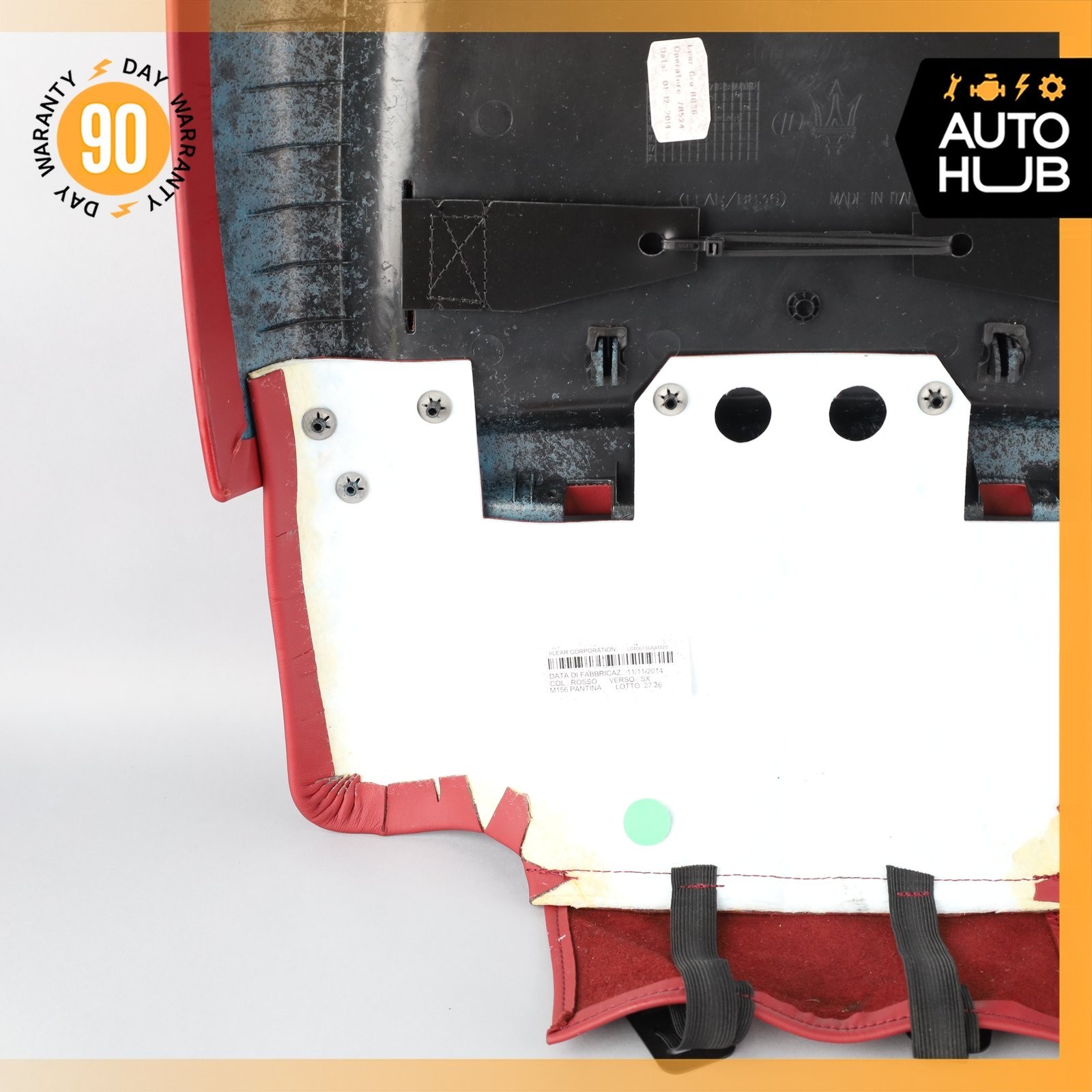 14-17 Maserati Quattroporte M156 Back Panel Seat Cover Front Left Side OEM 57k