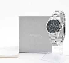 SALE【UNUSED】SEIKO Chronograph SND367PC 7T92-0DW0 Black Dial Quartz Men's Watch