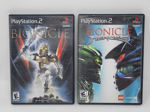 Bionicle + Bionicle Heroes Playstation 2 Lote PS2 Probado Envío Gratis EE. UU. Ver Tienda - Imagen 1 de 14