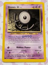 Unown [U] 51/75 Neo Discovery Pokemon