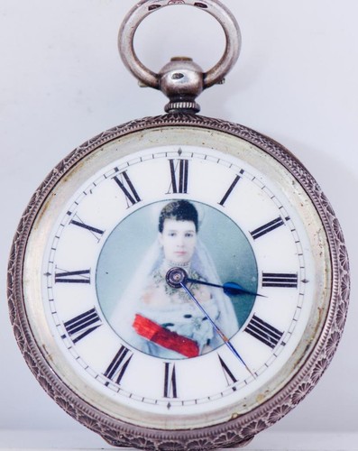 Antique Femmes Argent Poche Montre Grant&son-award Par Impératrice Maria - Photo 1 sur 8