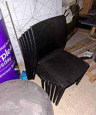 Black Stackable Chair for Adults