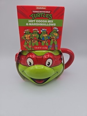 Teenage Mutant Ninja Turtles - Ceramic Mug- Hot Cocoa Mix Marshmallows