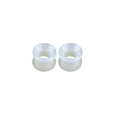 2G to 13/16" Moonstone Double Flare Ear Tunnels Gauges Piercing Sold as Pair