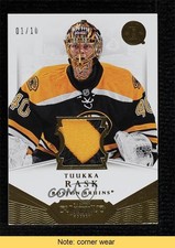2013-14 Panini Dominion Authentic Material 1/10 Tuukka Rask #D-UU Patch READ 0c3
