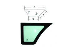 Cab Glass Door Lower Left Hand Fits Case 570LXT 580L 580 Super L 590 R52883