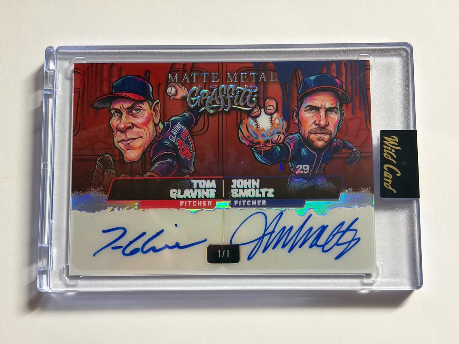 Tom Glavine / John Smoltz 2026 WC Graffiti Dual Auto #d 1/1 Braves 