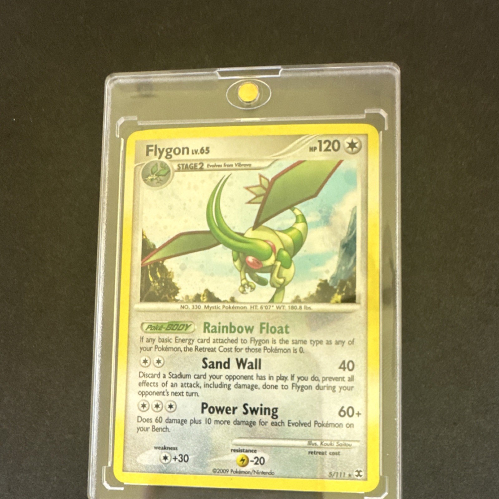 Pokemon Flygon 5/111 Rising Rivals Holo Rare 2009 Stage 2 120 HP English