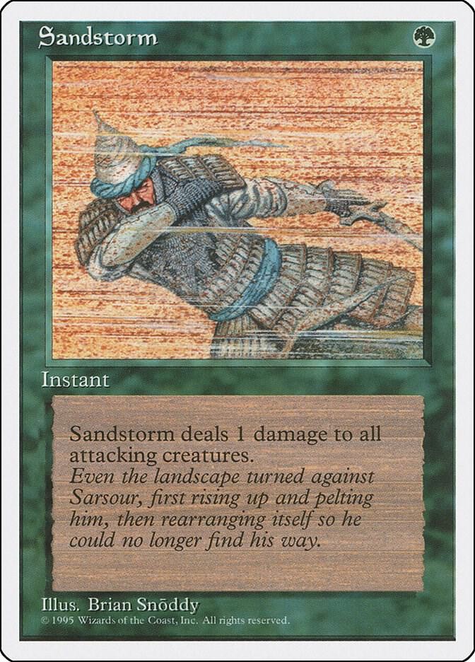 Sandstorm C Fourth Edition Magic: The Gathering NM/M