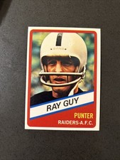 Price Drop - 1976 Wonder Bread Ray Guy #24 Nr Mint HOF Oakland Raiders