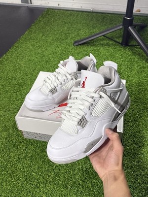 Jordan Air Jordan 4 Retro White Oreo Leather Mid Top Men's CT8527-100 2020