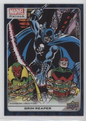 2023 Upper Deck Marvel Platinum High Series Teal Wave /799 Grim Reaper #137 y0i