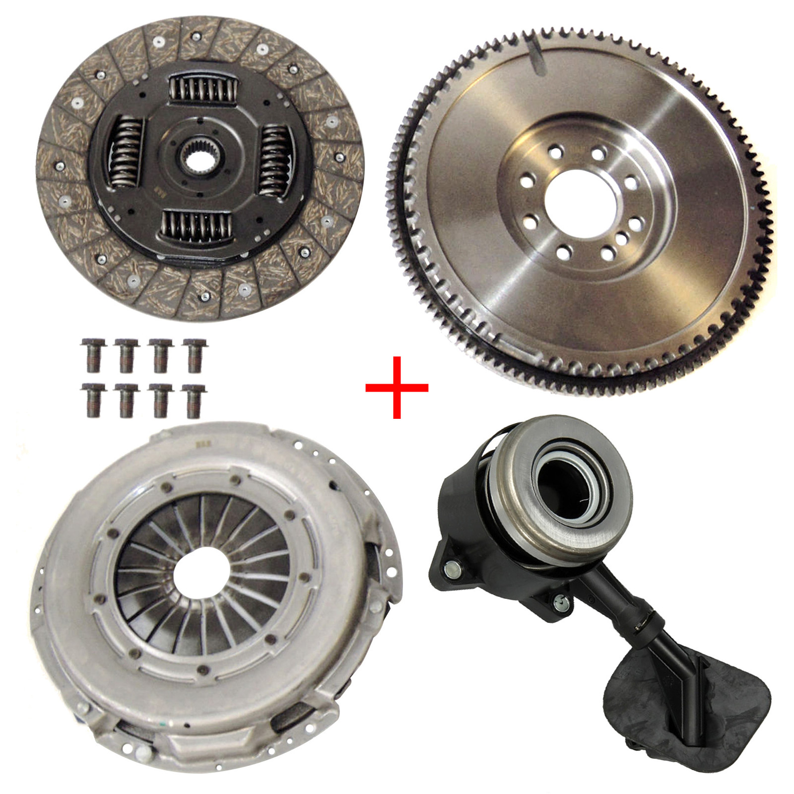 Kit embrayage Ford Mondeo 2.0 TDCI avec volant moteur fixe 4 pièces