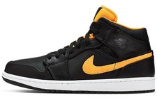 Jordan 1 Mid Black University Gold CI9352-001