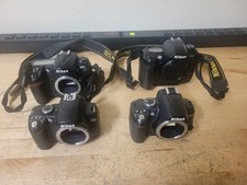 Lot of 4 Nikon D40 D3000 D300 D100 Body Only DSLR Camera Lot READ DESCRIPTION