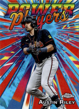 Austin Riley 2025 Topps Chrome Update Power Players #PP-38 Atlanta Braves
