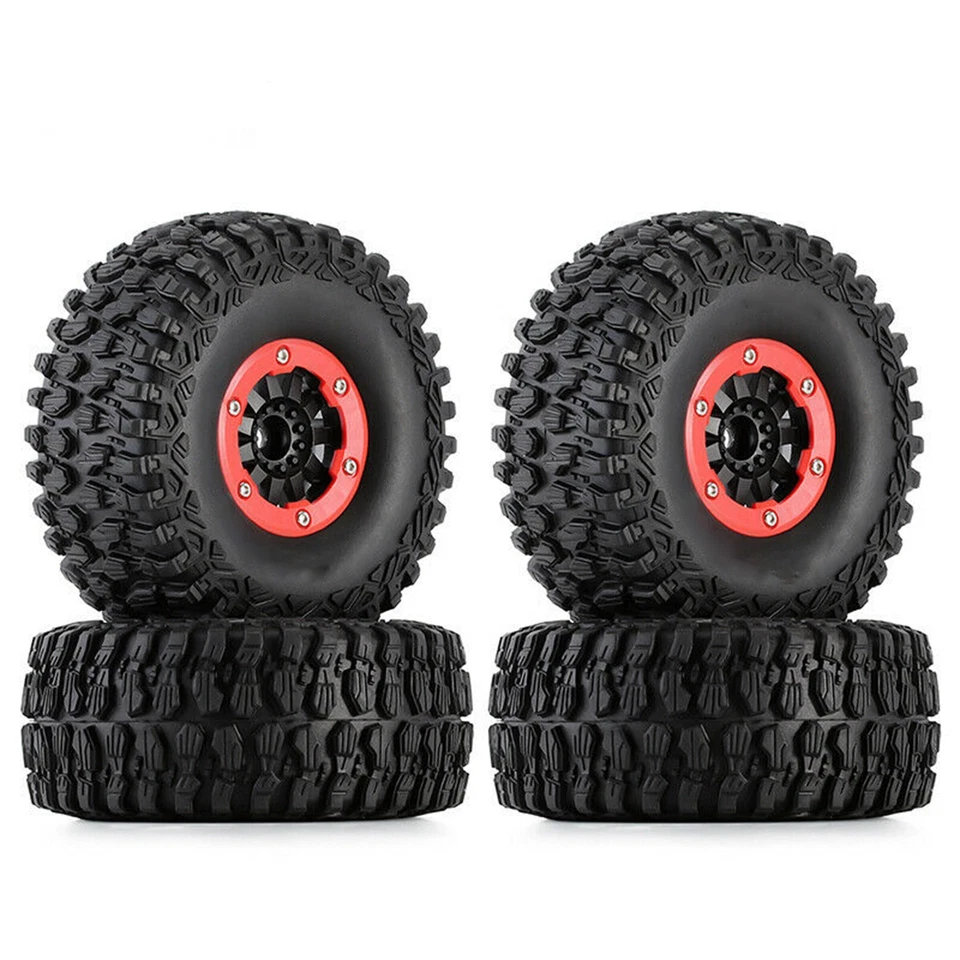 4Pcs 17mm Hub 1/7 RC Wheel Rim Tyres Tires For Traxxas Unlimited Desert Racer - Image 2 of 4