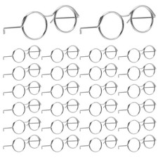 50 Pcs Small Doll Glasses Eyeglasses for Dolls Dollhouse Eyewear Props Crafts