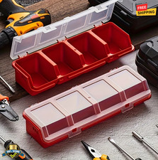 1 pc Multi-Compartment Organizer Box for Screws  Small Parts Storage