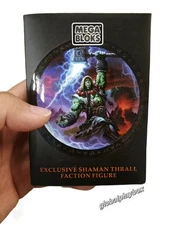 Mega Bloks World Warcraft Thrall Building Toy Collectible Out of Print Rare