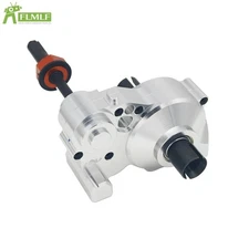 FLMLF CNC Aluminum Diff Transmission Kit Gearbox for 1/5 HPI Rovan KM BAJA 5B 