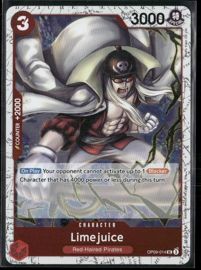 Premium Booster -The Best- Vol. 2 #OP09-014 Limejuice (Pirate Foil)