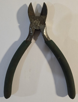 6'' Precision Wire Cutting Pliers Snipping Tool DIY Green Handle Hand Tool