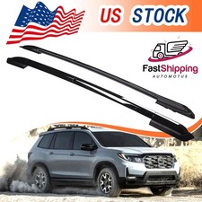 Black Roof Rack Fits For Honda Passport 2019-2024 Luggage Cargo Rails Side Bars Black Roof Rack Fits For Honda Passport 2019-2024 Luggage Cargo Rails Side Bars