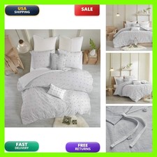 Intelligent Design Duvet Set 100 Cotton Jacquard King/California King 104x92