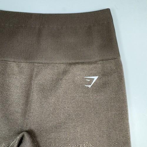 Gymshark Women’s Adapt Ombre Seamless Leggings 22” Brown Mid Rise Size XS - Picture 5 of 13